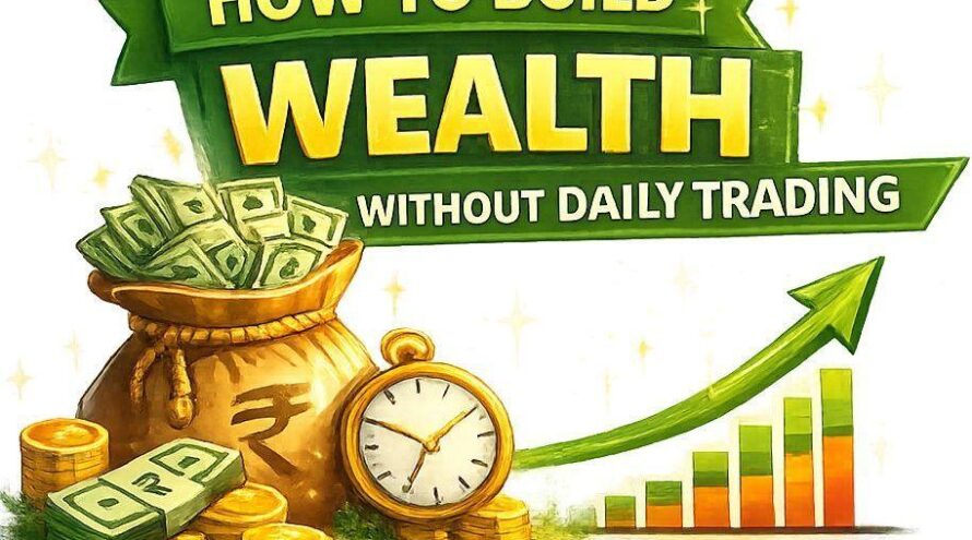 How to Build Wealth Without Daily Trading through long term investing and SIP strategy
